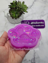 Load image into Gallery viewer, 3.75 inch HOLO Ornament (PAW Shape) Silicone Mold for Resin