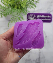 Load image into Gallery viewer, 3D Angel Wings Jewelry Set Silicone Mold for Resin casting