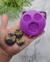 Load image into Gallery viewer, Owl Jewelry Set Silicone Mold for Resin casting