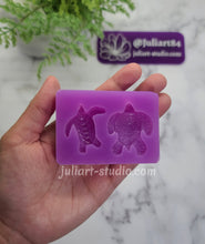 Load image into Gallery viewer, 3D Turtle Set Silicone Mold for Resin