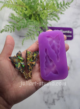 Load image into Gallery viewer, 3D Long Leaf Earrings Silicone Mold for Resin casting