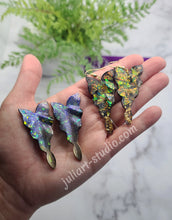 Load image into Gallery viewer, 3D Long Leaf Earrings Silicone Mold for Resin casting