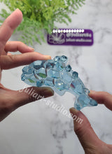 Load image into Gallery viewer, 3.8 inch Crystal Dolphin Silicone Mold for Resin