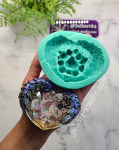 Load image into Gallery viewer, 3.6 inch Crystal Angel Wings Dish Silicone Mold for Resin