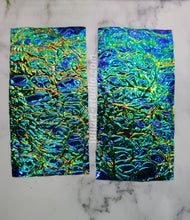 Load image into Gallery viewer, High Gloss GREEN PEBBLES - Dichroic Sheet