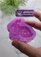 Load image into Gallery viewer, 2 inch Druzy Bunny Silicone Mold for Resin