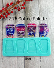 Load image into Gallery viewer, 2.75 inch Coffee Palette Silicone Mold for Resin casting