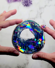 Load image into Gallery viewer, 4 inch HOLO Druzy Agate Slice (#HD-A4) Silicone Mold for Resin