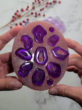 Load image into Gallery viewer, Small Druzy Slices Palette Silicone Mold for Resin casting