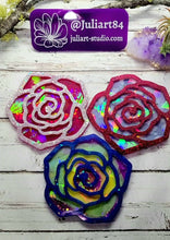 Load image into Gallery viewer, 4.5 inch HOLO Rose Silicone Mold for Resin
