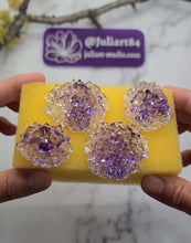 Load image into Gallery viewer, 1.25 - 1.75 inch Druzy Cabochon Set Silicone Mold for Resin casting
