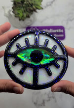 Load image into Gallery viewer, GREEN CRACKLE - Dichroic Sheet - Large size