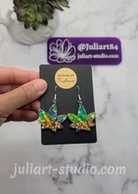 Load image into Gallery viewer, 1.25 inch HOLO 420 Leaf EARRINGS Silicone Mold for Resin