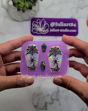 Load image into Gallery viewer, 1.75 inch HOLO Coffin Earrings Silicone Mold for Resin