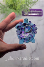 Load image into Gallery viewer, 3.25 inch Crystal Turtle Ring Dish Silicone Mold for Resin