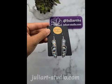 Load and play video in Gallery viewer, 2 inch HOLO Knife Earrings Silicone Mold for Resin