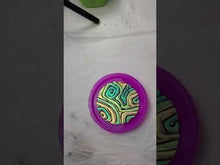 Load and play video in Gallery viewer, 4 inch Tribal Swirl Insert Silicone Mold for Resin