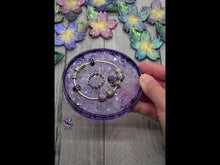 Load and play video in Gallery viewer, 4 inch Round Druzy Ring Dish Silicone Mold for Resin