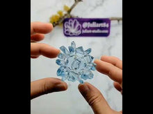 Load and play video in Gallery viewer, 2.25 inch Large Crystal Rose Silicone Mold for Resin