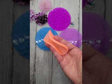 Load and play video in Gallery viewer, 3.5 inch Crackle Texture Insert Silicone Mold for Resin