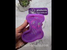 Load and play video in Gallery viewer, 4 inch HOLO Stocking Silicone Mold for Resin