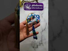 Load and play video in Gallery viewer, 5 inch HOLO Tree Bookmark Silicone Mold for Resin