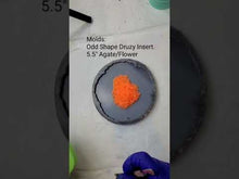 Load and play video in Gallery viewer, 3 to 3.5 inch Odd Shape Druzy Insert Silicone Mold for Resin