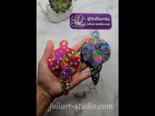Load and play video in Gallery viewer, 5 inch HOLO Ornament (Pointy Shape) Silicone Mold for Resin