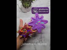 Load and play video in Gallery viewer, 4.5 inch HOLO Eight-Point Star Silicone Mold for Resin