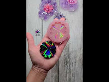 Load and play video in Gallery viewer, 2 inch HOLO Flower Silicone Mold for Resin