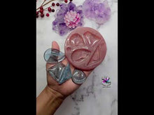Load and play video in Gallery viewer, Druzy Pendant Palette (4 shapes) Silicone Mold for Resin casting