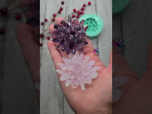 Load and play video in Gallery viewer, 2.5 inch Crystal Bloom Silicone Mold for Resin