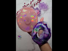Load and play video in Gallery viewer, 5 inch HOLO Druzy Agate Slice Silicone Mold for Resin