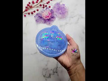Load and play video in Gallery viewer, 4.5 inch HOLO Christmas Bauble DEER Silicone Mold for Resin