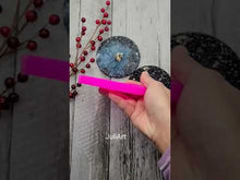 Load and play video in Gallery viewer, 4 inch Round Druzy Coaster (#DC-R) Silicone Mold for Resin