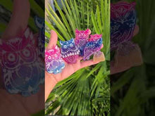 Load and play video in Gallery viewer, 2.75 to 3 inch Owl Palette Silicone Mold for Resin casting
