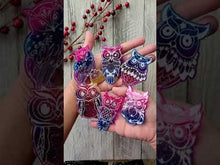 Load and play video in Gallery viewer, 2.75 to 3 inch Owl Palette Silicone Mold for Resin casting