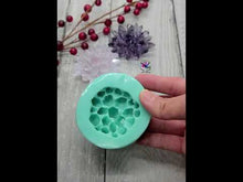 Load and play video in Gallery viewer, 2.5 inch Crystal Bloom Silicone Mold for Resin