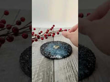 Load and play video in Gallery viewer, 4 inch Round Druzy Coaster (#DC-R) Silicone Mold for Resin