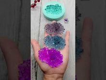 Load and play video in Gallery viewer, 2.75 inch MINI Crystal Cluster Silicone Mold for Resin