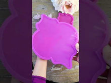 Load and play video in Gallery viewer, 4.75 or 12 inch Trelliage Bead Silicone Mold for Resin casting