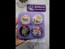 Load and play video in Gallery viewer, HOLO Phone Grip Palette Silicone Mold for Resin