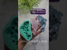 Load and play video in Gallery viewer, 3.8 inch Crystal Dolphin Silicone Mold for Resin