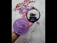 Load and play video in Gallery viewer, 4.5 inch HOLO Christmas Bauble CAR Silicone Mold for Resin