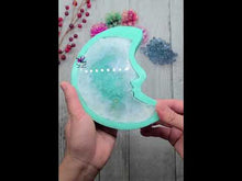 Load and play video in Gallery viewer, 5.5 inch Moon Man Silicone Mold for Resin