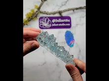 Load and play video in Gallery viewer, 3 inch Long Agate HOLO Insert Silicone Mold for Resin