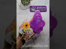 Load and play video in Gallery viewer, 5 inch HOLO Ornament (Lamp Shape) Silicone Mold for Resin