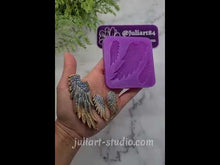 Load and play video in Gallery viewer, 3D Angel Wings Jewelry Set Silicone Mold for Resin casting