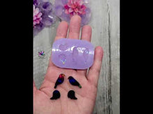 Load and play video in Gallery viewer, HOLO Bird Stud Earrings Silicone Mold for Resin
