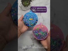 Load and play video in Gallery viewer, 4.5 inch HOLO Ornament (ROUND Bauble) Silicone Mold for Resin